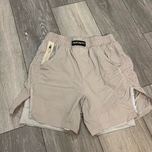 Alphalete Light Tan Athletic Shorts